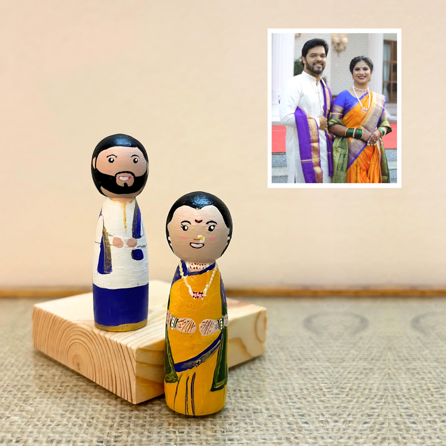 Aakruti | Couple Peg Doll