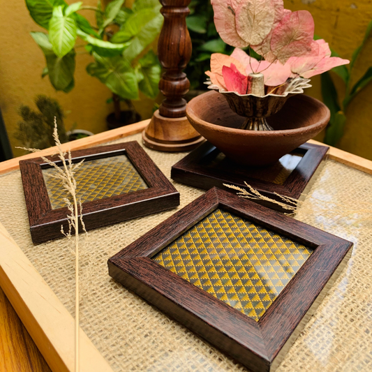 Green Khunn Coasters (Set of 2)