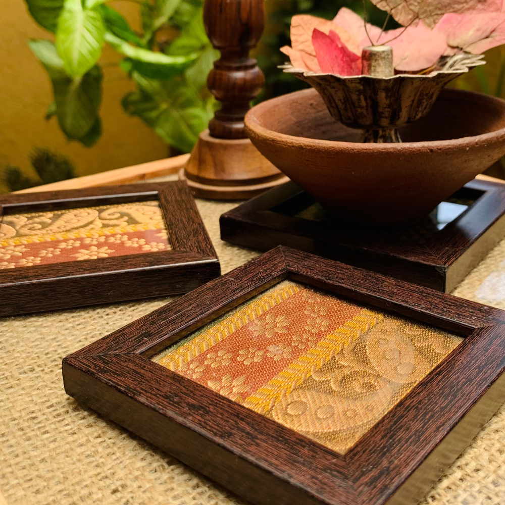 Multi Stripe Coasters (Set of 2)