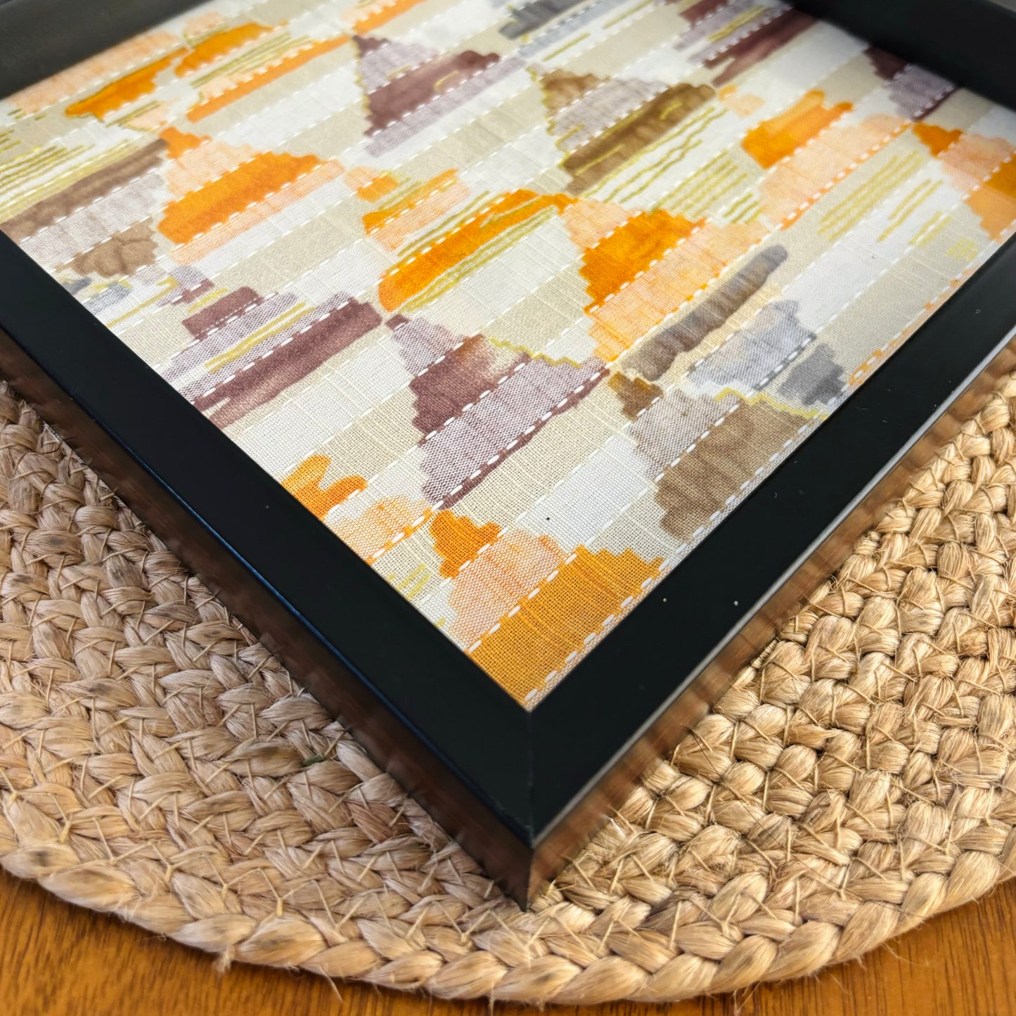 Yellow Trikon Square Tray