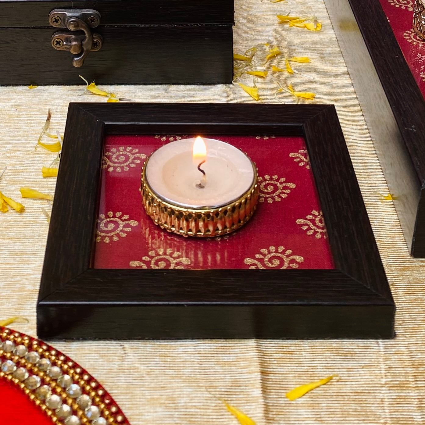 Ruby Red Coasters (Set of 2)