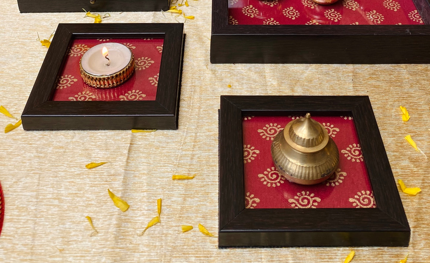 Ruby Red Coasters (Set of 2)