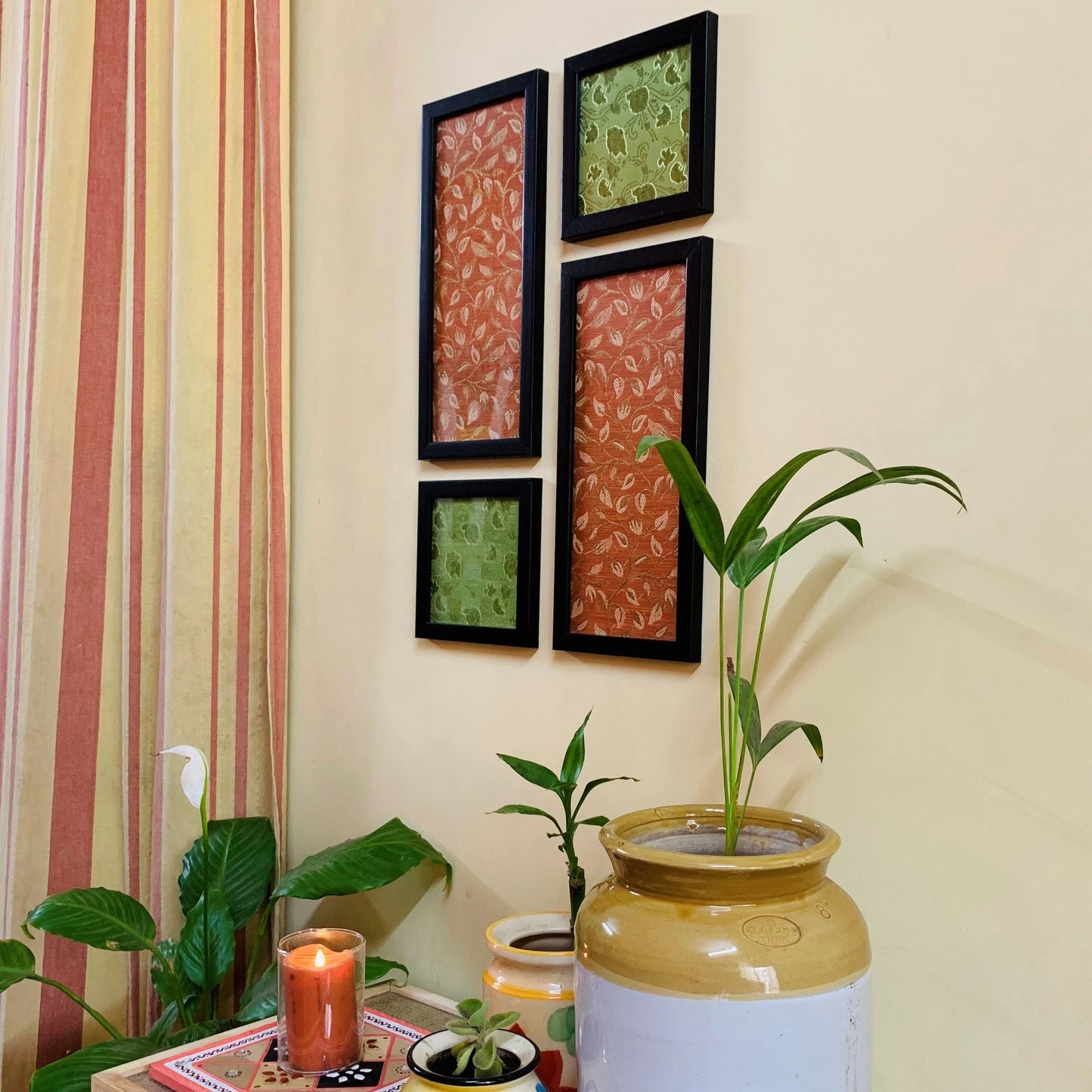 Kesar Pista Jodi Frame Set