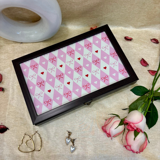 Blush & Bows Jewellery Organiser Box