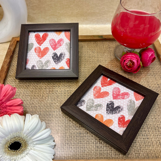 Sweet Hearts Coaster Set
