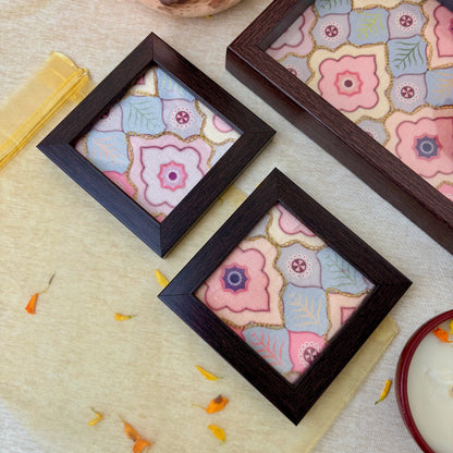 stylish drink coasters for home use
coasters for protecting surfaces from stains
festive coasters for Diwali and gatherings
