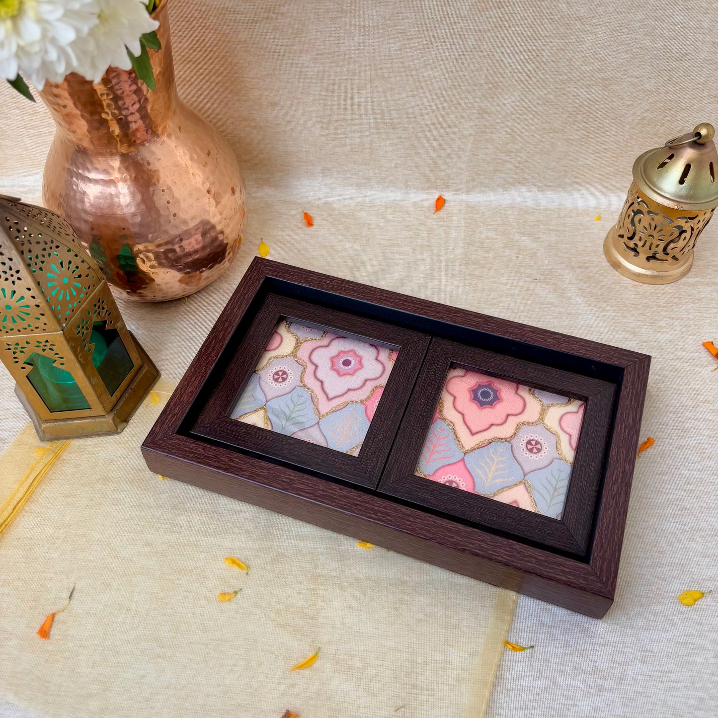 home décor tray and coaster set for everyday styling
beautiful tray with coasters for coffee lovers
tray and coaster set for intimate home gatherings
