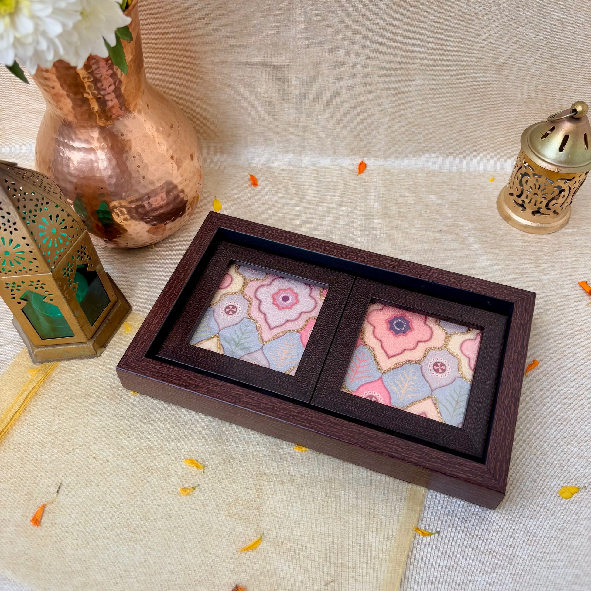 home décor tray and coaster set for everyday styling
beautiful tray with coasters for coffee lovers
tray and coaster set for intimate home gatherings
