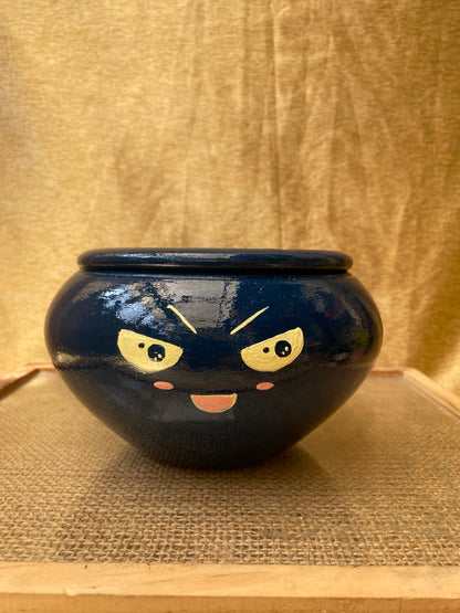 Midnight Blue Devil Planter