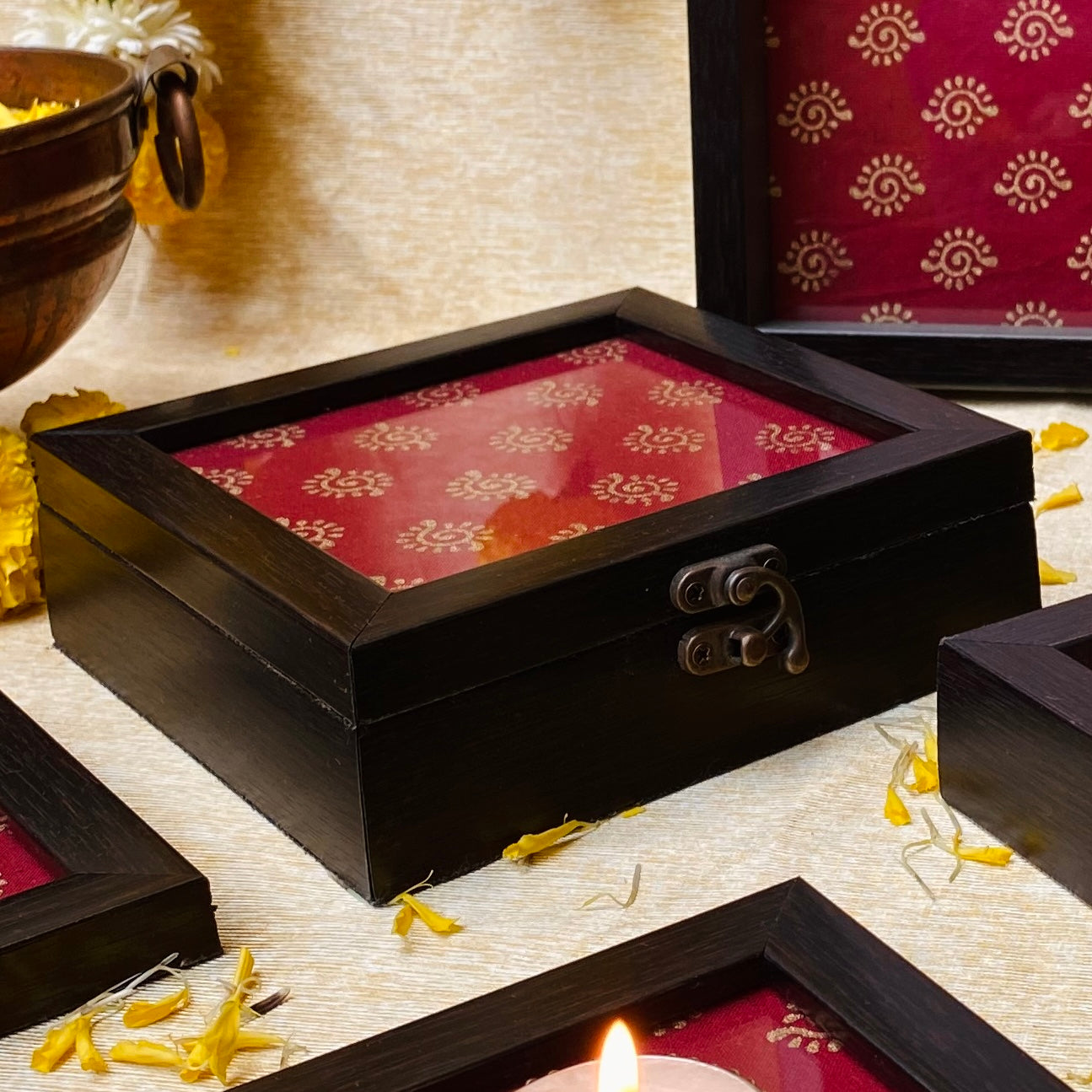 Ruby Red Jewellery Box