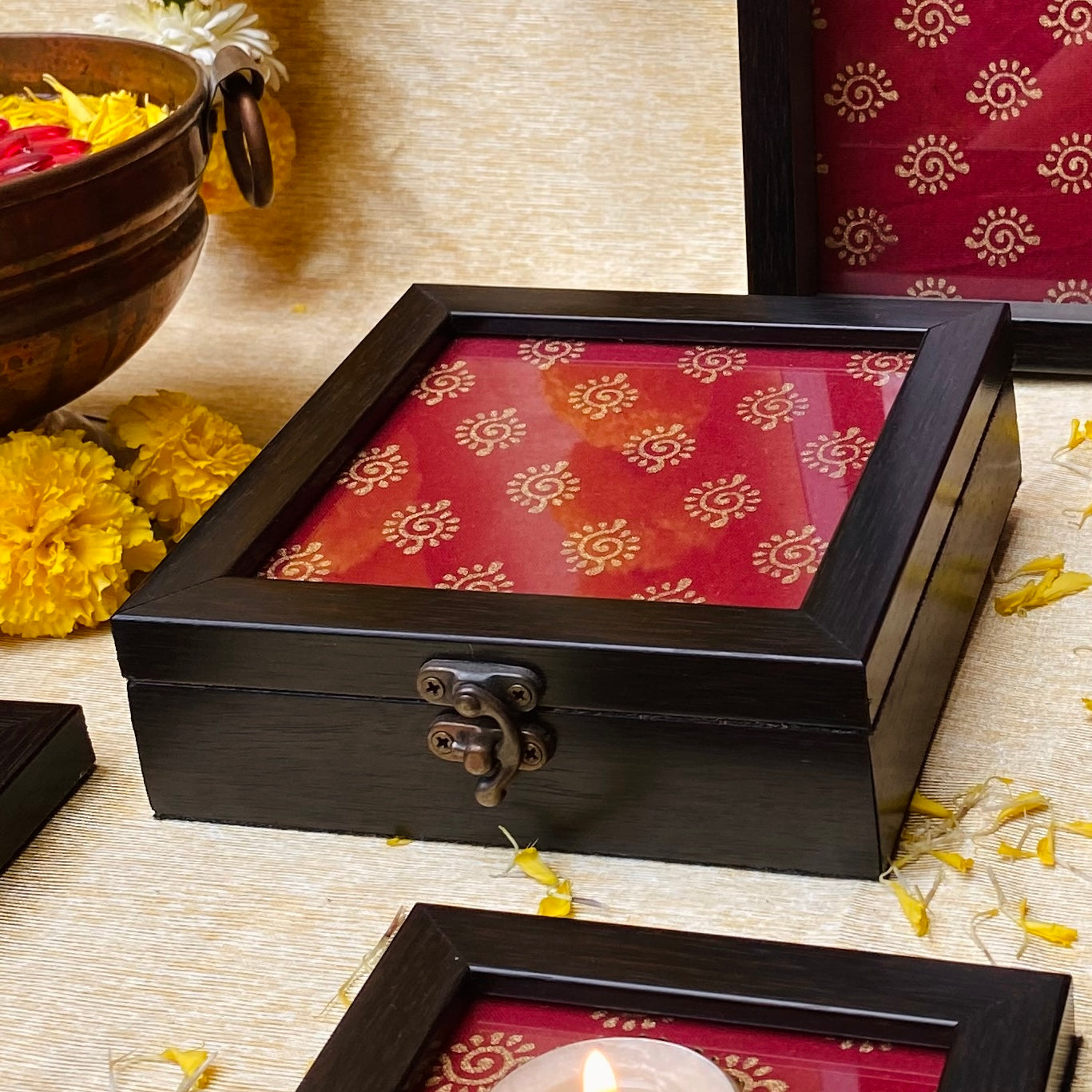 Ruby Red Jewellery Box