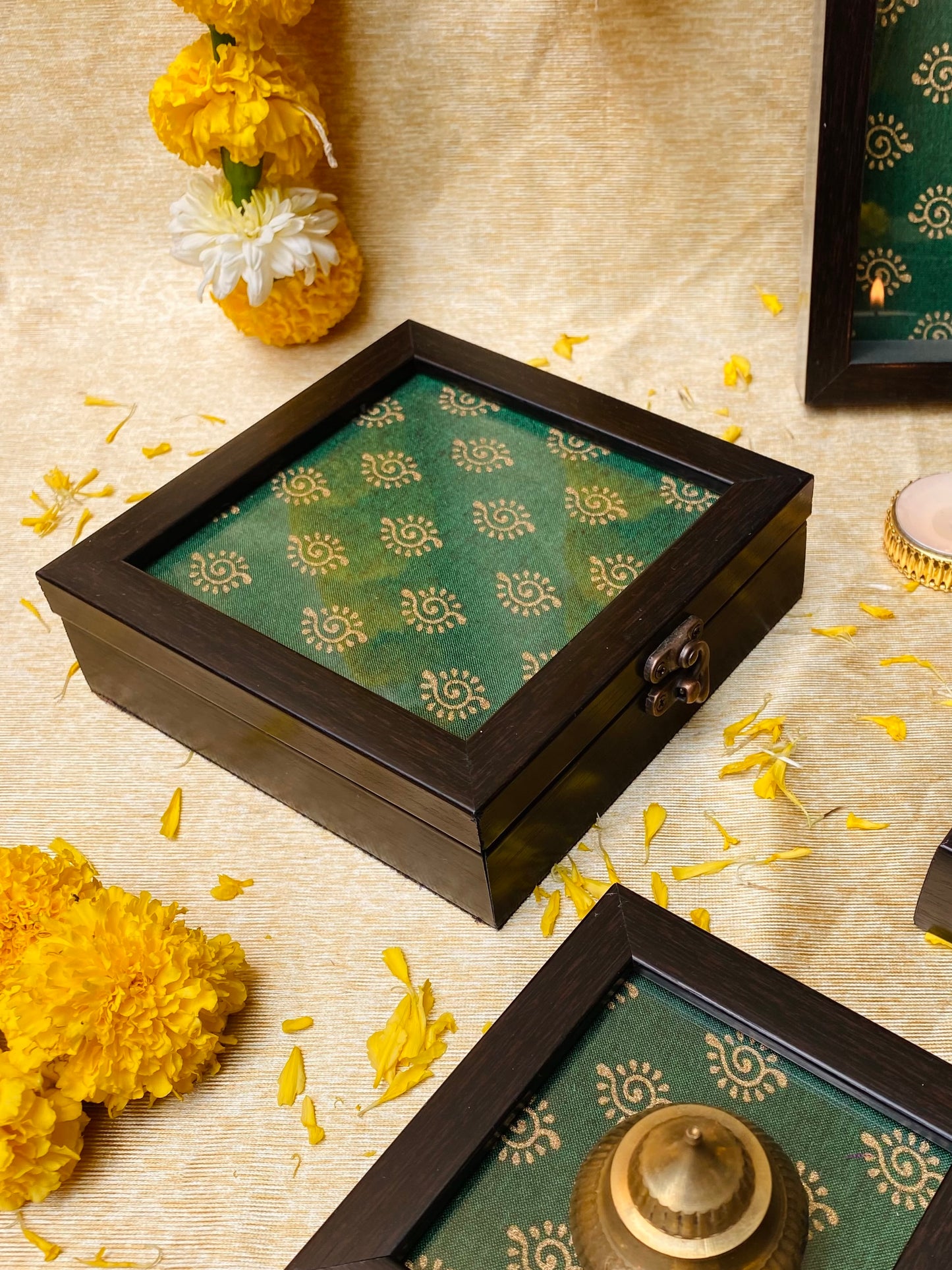 Forest Green Jewellery Box